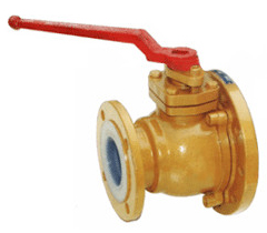 FQ41F46襯氟放(fàng)料球閥