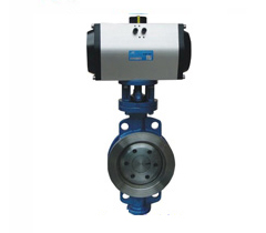 D673H氣動對(duì)夾硬密封蝶閥