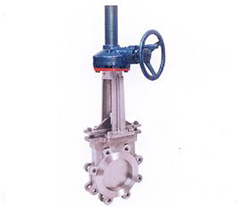 PZ543傘齒輪對(duì)夾式刀(dāo)型閘閥