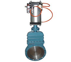 DMZ673H氣動暗(àn)杆式刀(dāo)型閘閥